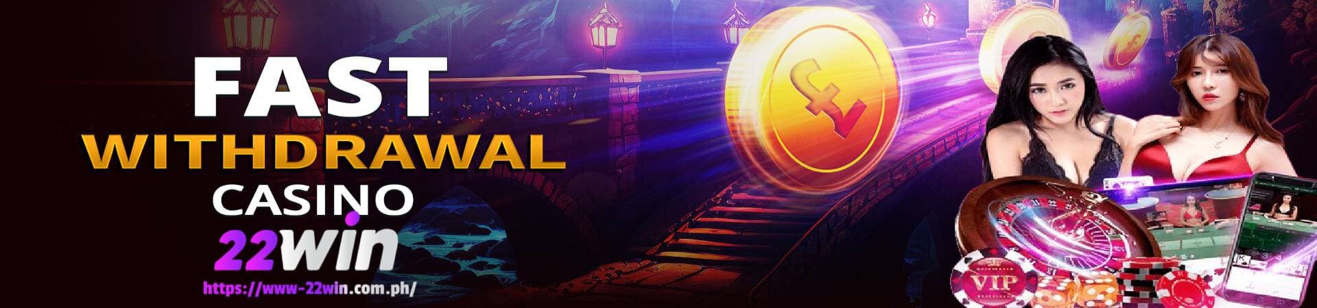 withdrawal money 22win banner 88